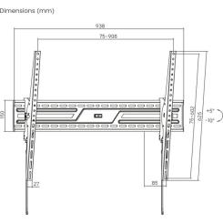 Кронштейн Brateck KL38-69T Фото 9