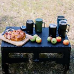 Туристический стол Tribe Camp Table Low пластиковий Black Фото 10