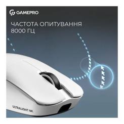 Мышка GamePro Asgard Odin 8K Wireless/USB White Фото 7