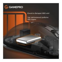 Мышка GamePro Genesis Winner Wireless/Bluetooth/USB Black Фото 6