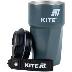 Термокружка Kite 450 мл сіра Фото 3