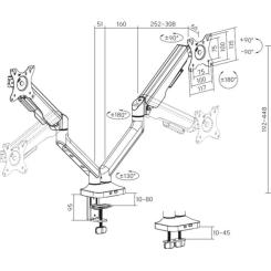 Кронштейн OfficePro MA442B Фото 7
