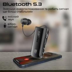Наушники Promate Monoflix-bt Black Фото 3