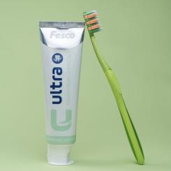 Зубная щетка Fesco Ultra Multi Brush Soft Салатовая Фото 6