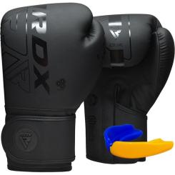 Боксерские перчатки RDX F6 Kara Matte Black 6 унцій Фото