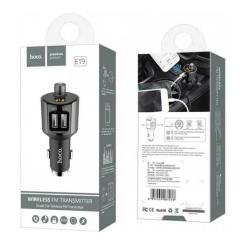 FM модулятор HOCO E19, Black, Box Фото 2