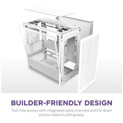 Корпус для ПК NZXT H3 Flow All White Фото 7