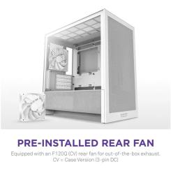 Корпус для ПК NZXT H3 Flow All White Фото 8