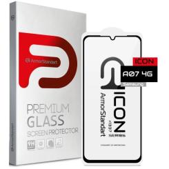 Стекло защитное Armorstandart Icon Samsung A07 4G Black Фото