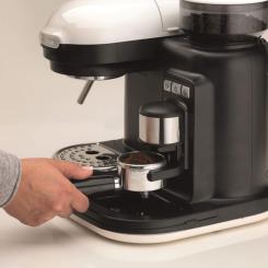 Рожковая кофеварка эспрессо Ariete 1318 Espresso Moderna White Фото 2