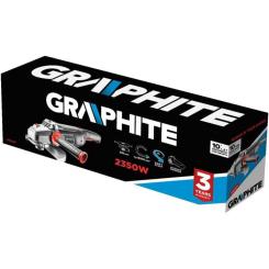 Шлифовальная машина Graphite 230мм, 2350W, 6500об/хв, 4.85кг Фото 1