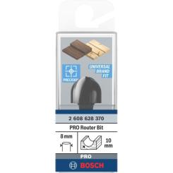 Фреза Bosch Professional галтельна, Std, S8, R10, D20, L12.4 Фото 1