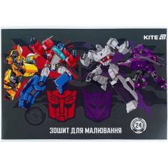 Альбом для рисования Kite Transformers, 24 аркуша Фото 4