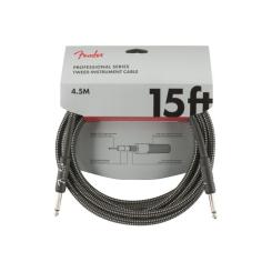 Инструментальный кабель Fender Cable Professional Series 15' Grey Tweed Фото