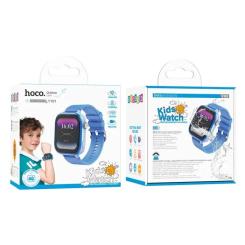 Смарт-часы HOCO Y101 4G children smart watch Blue Фото 3