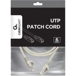 Патч-корд Cablexpert 5м UTP cat 6 CU gray Фото 1