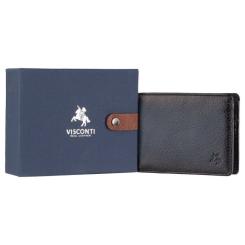 Кошелек Visconti AT63 Roland з RFID Burnish Blue Фото 4