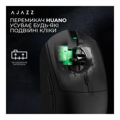Мышка Ajazz AJ139 V2 MC Wireless/Bluetooth/USB Black Фото 9