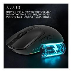 Мышка Ajazz AJ139 V2 MC Wireless/Bluetooth/USB Black Фото 10
