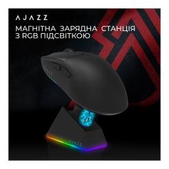 Мышка Ajazz AJ139 V2 MC Wireless/Bluetooth/USB Black Фото 8