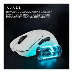 Мышка Ajazz AJ179PRO Wireless/Bluetooth/USB Charging Dock Whit Фото 9