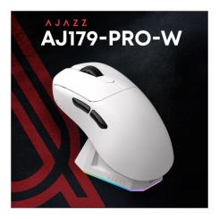 Мышка Ajazz AJ179PRO Wireless/Bluetooth/USB Charging Dock Whit Фото 4