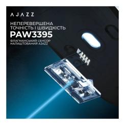 Мышка Ajazz AJ179PRO Wireless/Bluetooth/USB Charging Dock Whit Фото 6