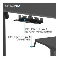 Компьютерный стол OfficePro ODE1260B Black Фото 3