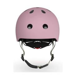 Шлем Scoot&Ride пастельно-бузковий з ліхтариком 45-51см Фото 1