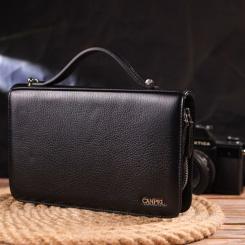 Сумка Canpellini Из натуральной кожи Черная Фото 9