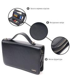 Сумка Canpellini Из натуральной кожи Черная Фото 3