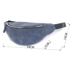 Сумка Shvigel Из натуральной кожи Синяя Фото 2