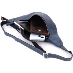 Сумка Shvigel Из натуральной кожи Синяя Фото 8