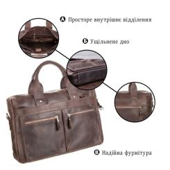 Сумка Shvigel Коричневая Фото 3