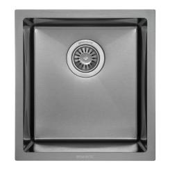 Мойка кухонная GRANADO Under top mini STEEL S201 black Фото