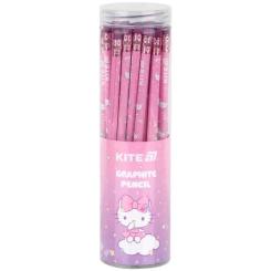 Карандаш графитный Kite Hello Kitty круглый, с резинкой, НВ Фото 1