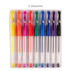 Ручка гелевая Yes набор Classic 9 штук Фото 2
