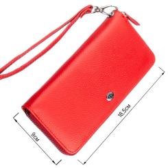 Кошелек ST Leather Красный Фото 2
