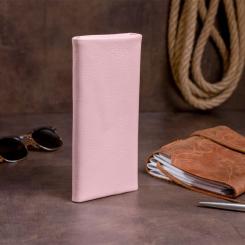 Кошелек ST Leather С карманом для мобильного Кожаный Розовый Фото 9