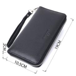 Кошелек ST Leather Унісекс З натуральної шкіри Чорний Фото 2