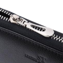 Кошелек ST Leather Унісекс З натуральної шкіри Чорний Фото 5