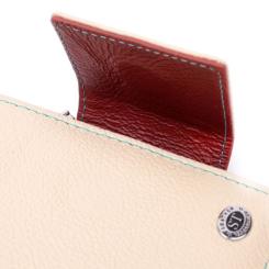 Кошелек ST Leather Из натуральной кожи Белый Фото 2