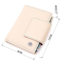 Кошелек ST Leather Из натуральной кожи Белый Фото 3