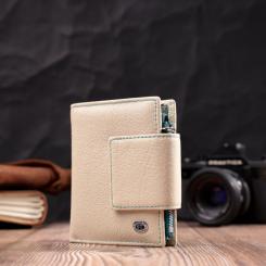Кошелек ST Leather Из натуральной кожи Белый Фото 8