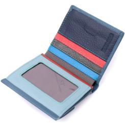 Кошелек ST Leather Из натуральной кожи Бирюзовый Фото 4