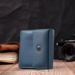 Кошелек ST Leather Из натуральной кожи Бирюзовый Фото 6