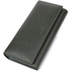 Кошелек ST Leather Из натуральной кожи Зеленый Фото