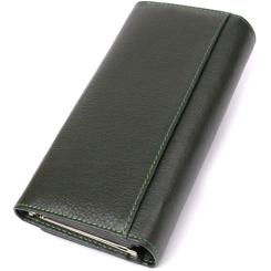 Кошелек ST Leather Из натуральной кожи Зеленый Фото 1