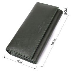 Кошелек ST Leather Из натуральной кожи Зеленый Фото 2