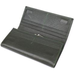 Кошелек ST Leather Из натуральной кожи Зеленый Фото 5